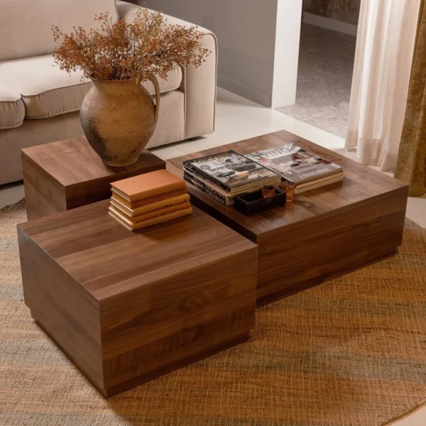 Lot de 3 tables basses
