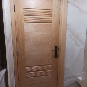 porte de Chambre Semi massif contreplaqué 2 face chêne  l